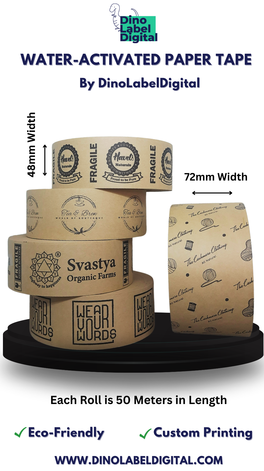 Water-Activated Paper Tapes