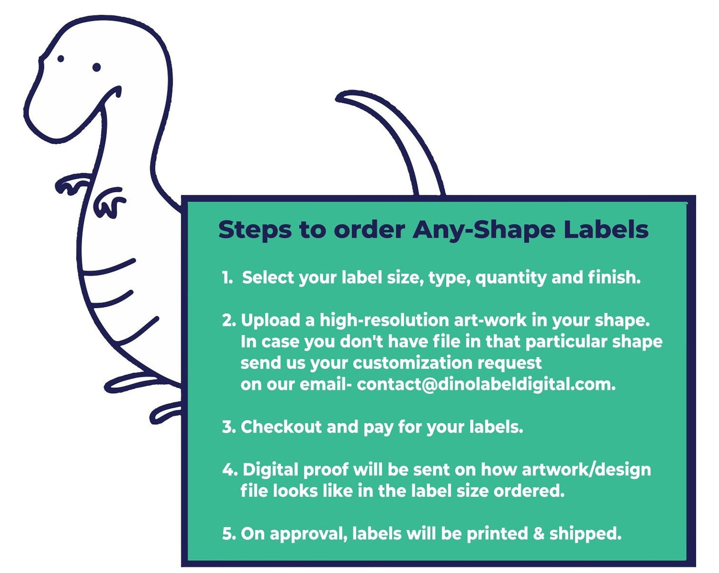 Any-shape Labels Dinolabeldigital