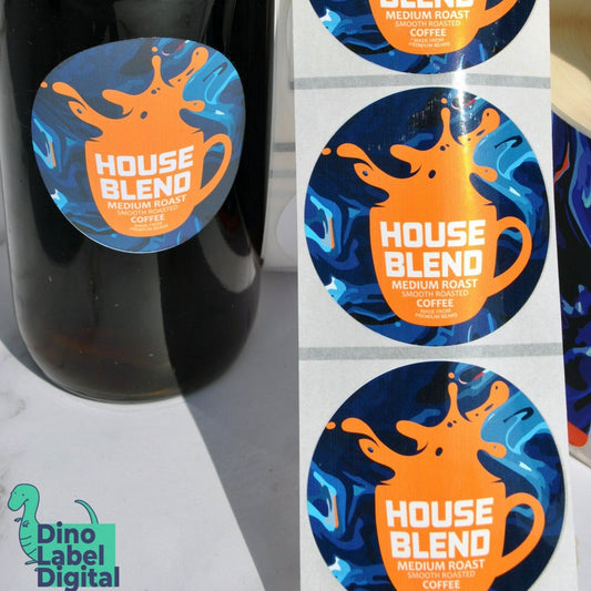 Glass Bottle Labels Dinolabeldigital