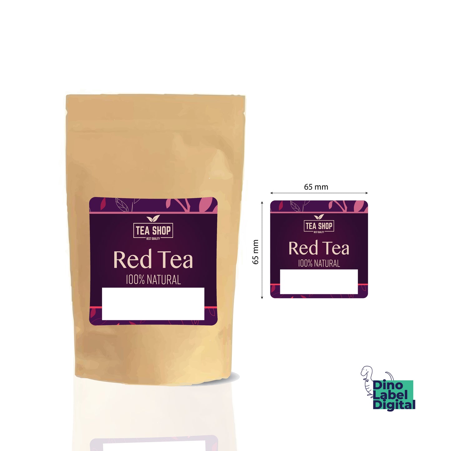 Square Labels Dinolabeldigital