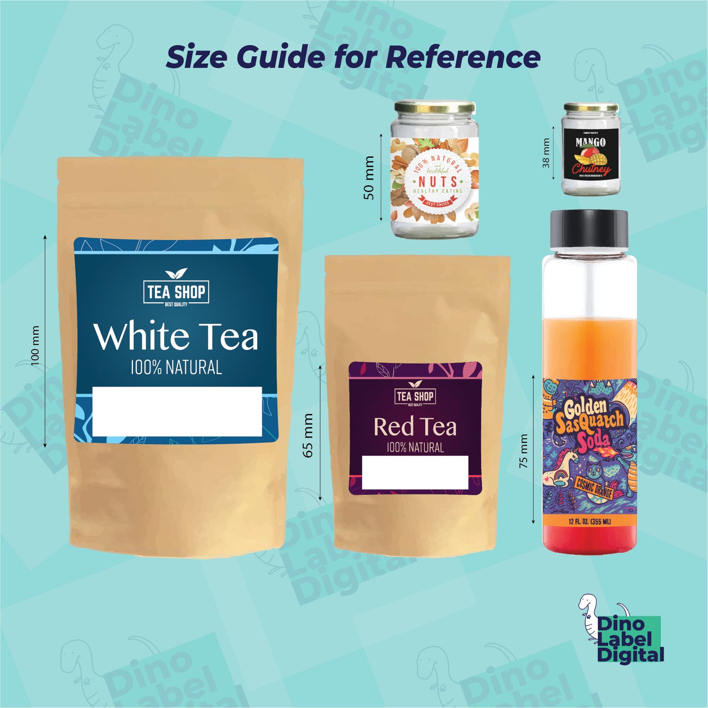 Square Labels Dinolabeldigital